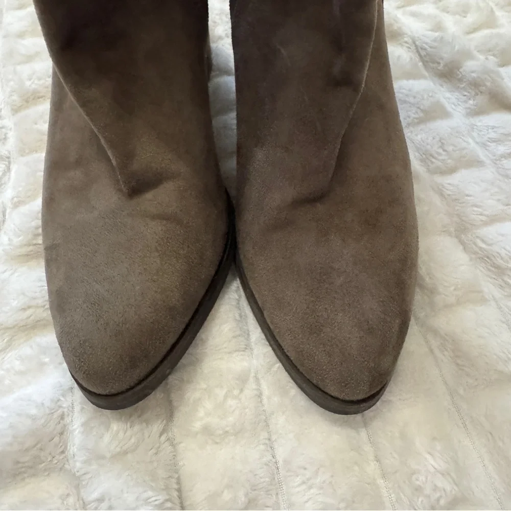 Banana Republic 8 Green Suede Over the Knee Boots ~ Boho Festival Western